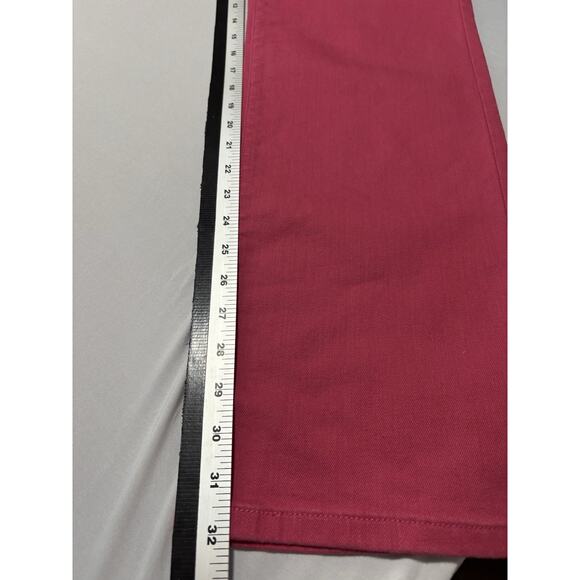 Levi's 505 Straight Leg Women's 14/16 Pink Denim Jeans Barbiecore Colorful Y2K - Picture 7 of 7